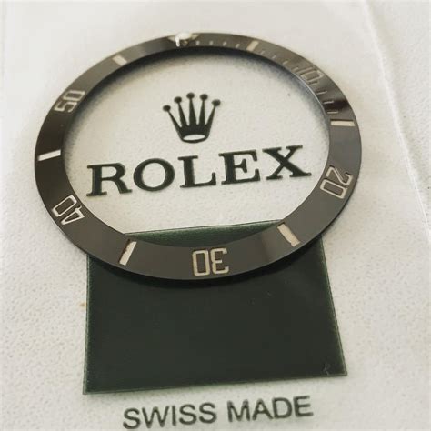 rolex ceramic bezel insert replacement|genuine rolex submariner bezel insert.